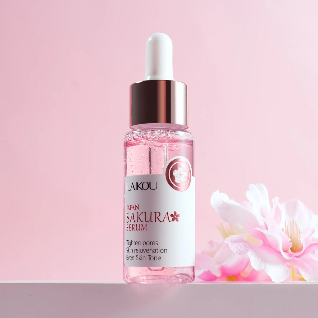 LAIKOU Japan Sakura Serum 30ml Anti-Aging Facial Serum Improves Overall Completion Face Essence Reduce Fine Lines