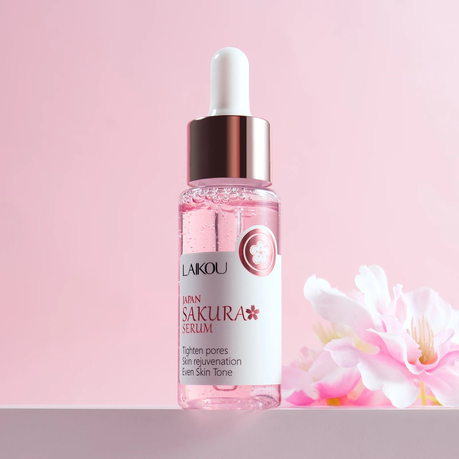 LAIKOU Japan Sakura Serum 30ml Anti-Aging Facial Serum Improves Overall Completion Face Essence Reduce Fine Lines