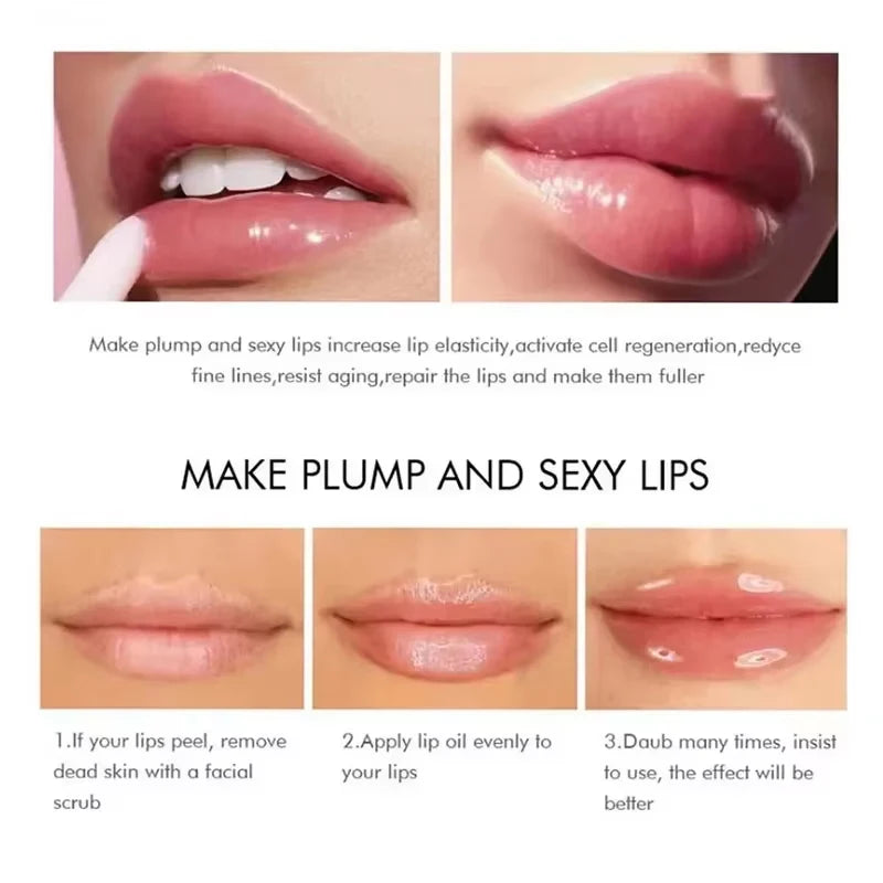 Volumising Lip Plumper Serum – Instant Fullness, Elasticity Boost, Long‑Lasting Moisture & Gloss Oil Finish