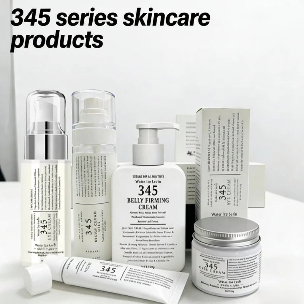 345 Series Skincare Set – Eye Cream, Serum & Face Cream for Lifting, Hydration & Dark Circle Repair