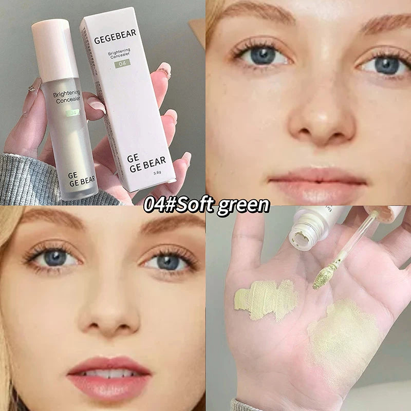 Gege bear Makeup Face Concealer Full Coverage Long Lasting Waterproof Liquid Base Eye Dark Circles Concealer