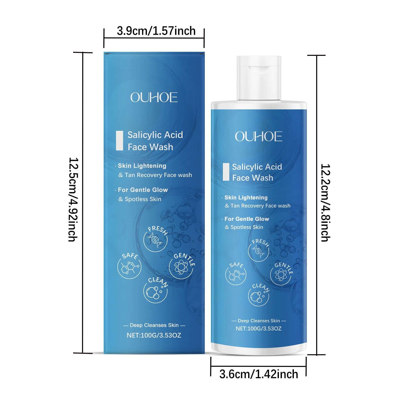 Acne‑Fighting Salicylic Acid Face Wash – Hydrating, Moisturizing & Pore‑Purifying