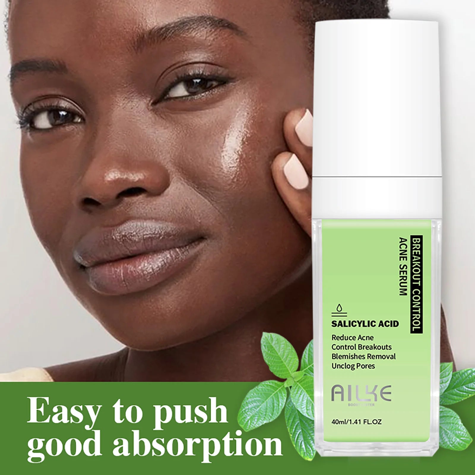 AILKE Acne Removal Face Care Set, Anti Acne-Prone Skin, Pimples, Control Breakouts, Unclog Pores, For Women and Men