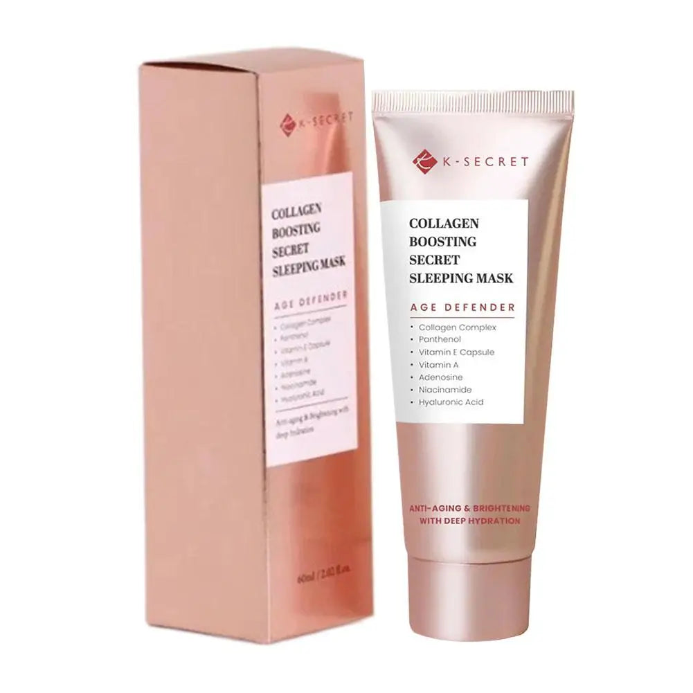 K-SECRET Korean Deep Collagen Mask Peel Off Mask Face Anti Wrinkle Lifting Skin Care Masks Pack Night Wrapping  Overnight Skin