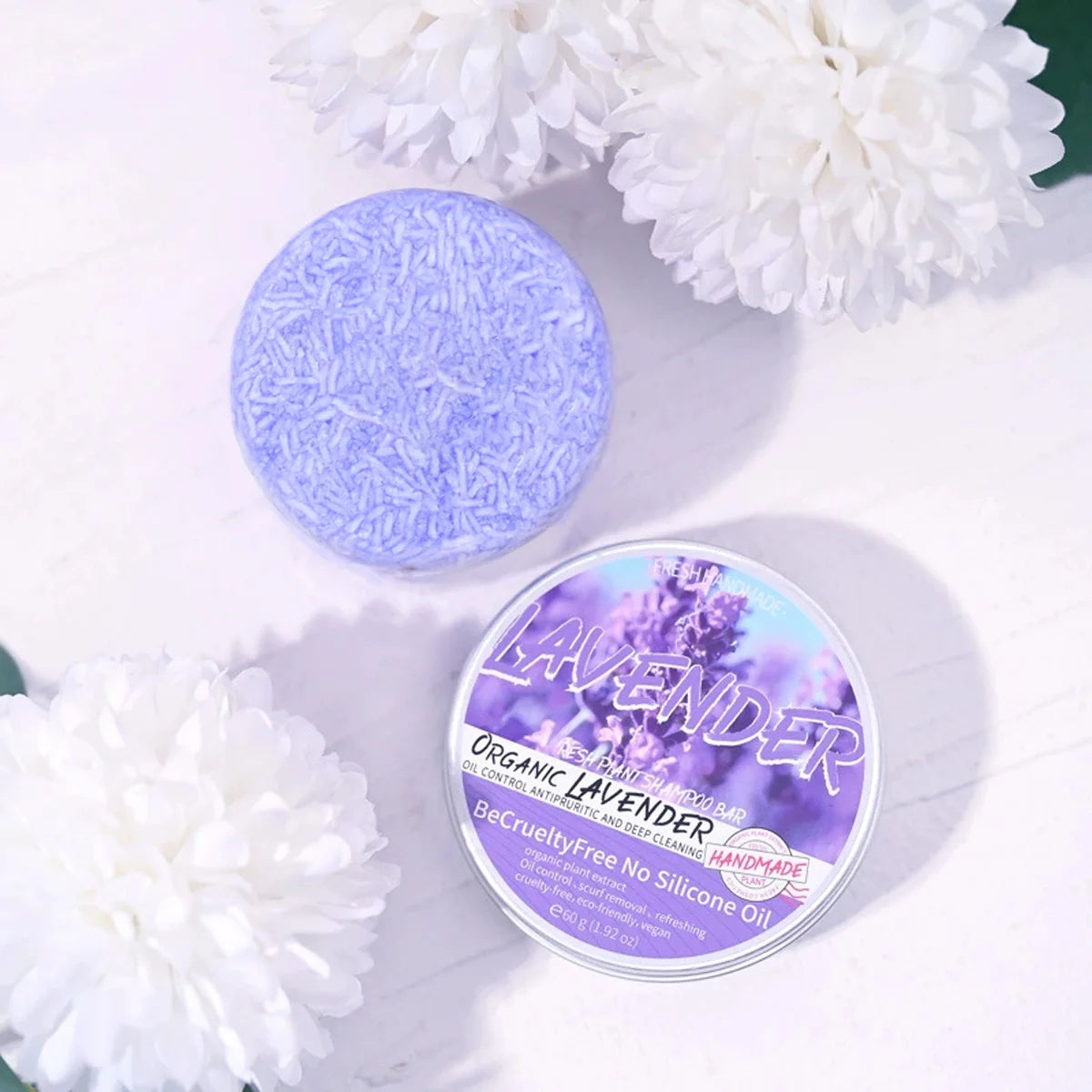 Lavender Refreshing Shampoo Bar – Smooth, Clean & Lightweight
