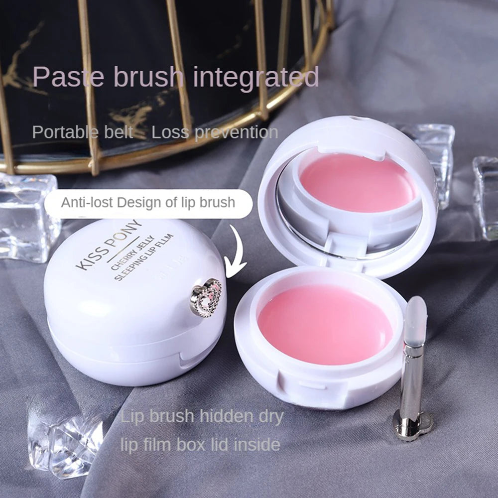 Night moisturizing lip mask, long-lasting moisturizing, brightening lip color, natural ingredients, caring for lip skin