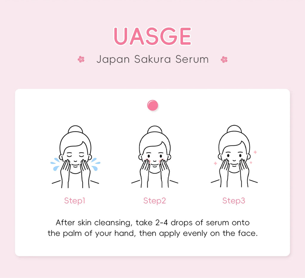 LAIKOU Japan Sakura Serum 30ml Anti-Aging Facial Serum Improves Overall Completion Face Essence Reduce Fine Lines