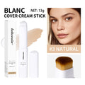Color‑Changing Foundation Stick – Korean High‑Coverage, Waterproof Dual‑Ended Base with Built‑In Brush