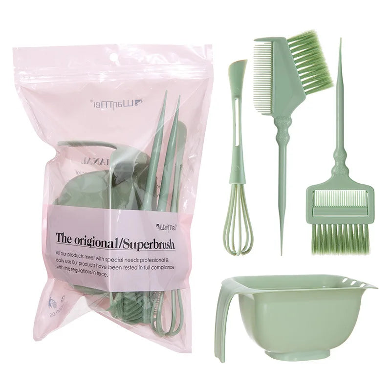 Complete Hair Coloring Kit, Reusable Salon‑Grade Comb Set