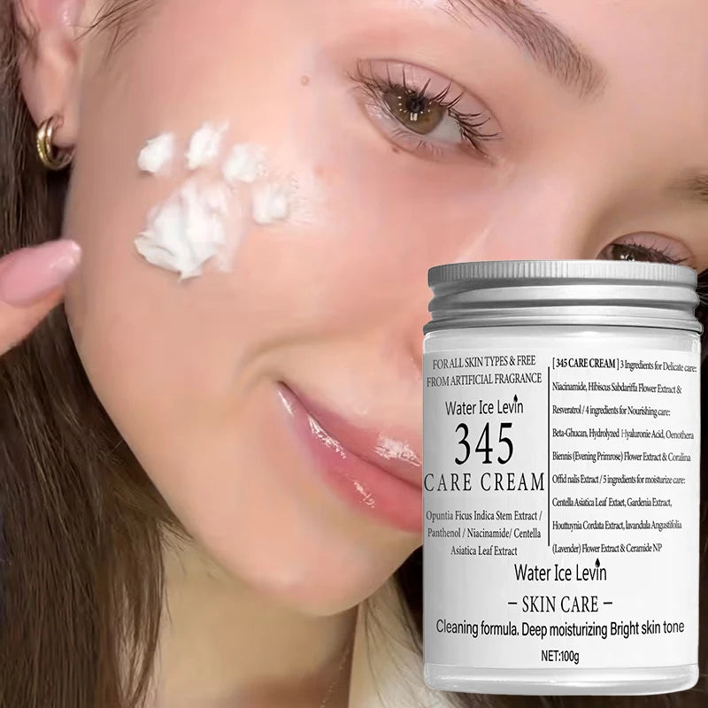 345 Series Skincare Set – Eye Cream, Serum & Face Cream for Lifting, Hydration & Dark Circle Repair