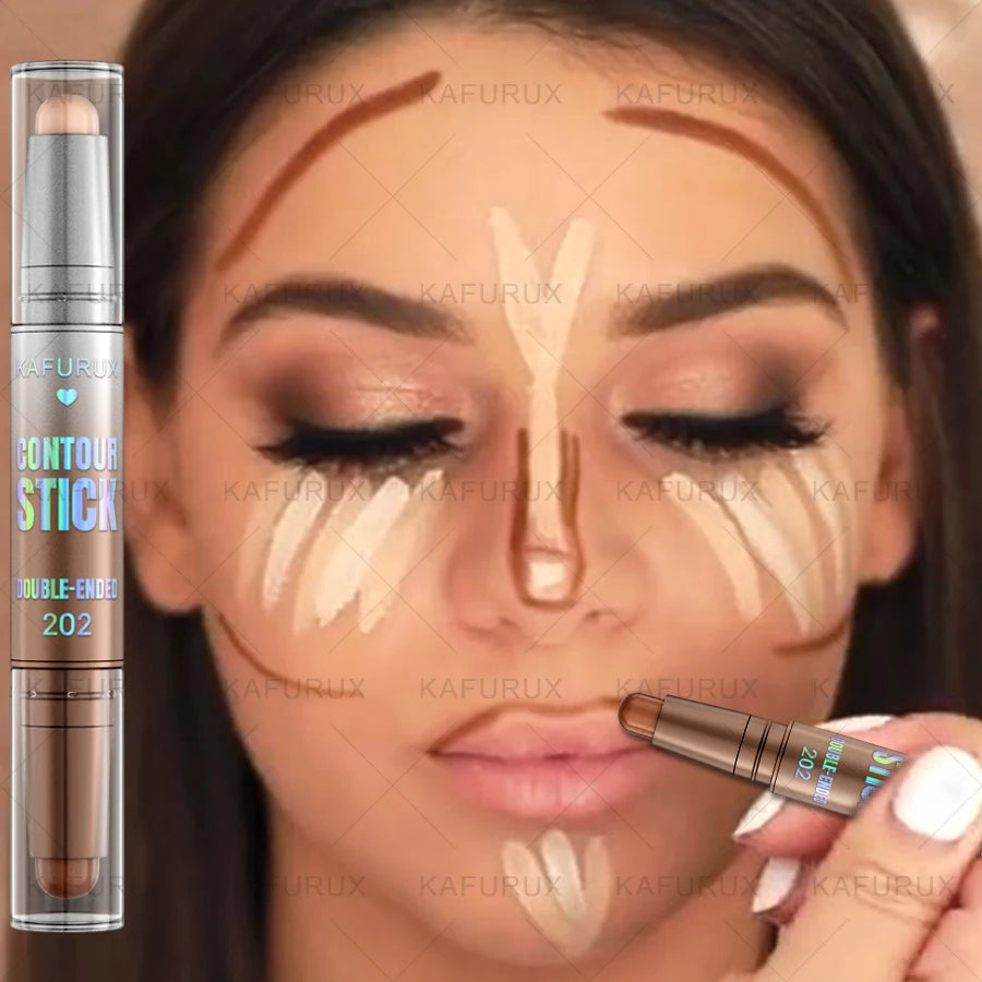 Dual‑Ended Contour Stick – Seamless Sculpting & Concealer for Flawless Definition