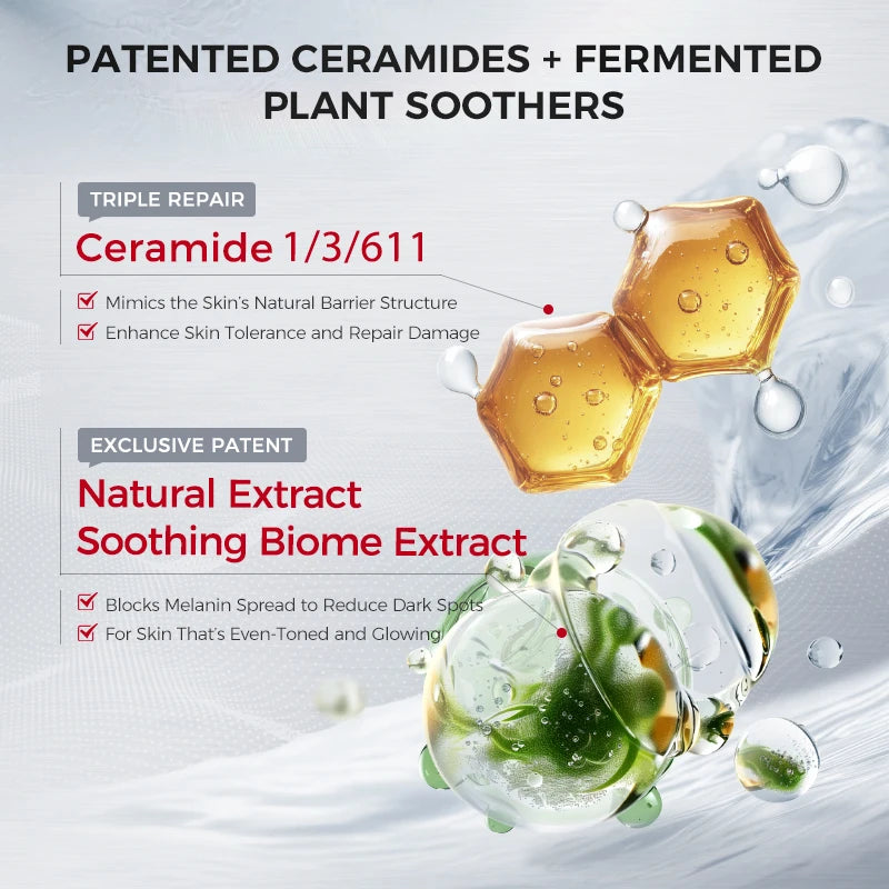 Korean Skincare Set Toner + Lotion + Cream – 8D Hyaluronic Acid & Ceramides for Hydration, Soothing Comfort & Barrier Support