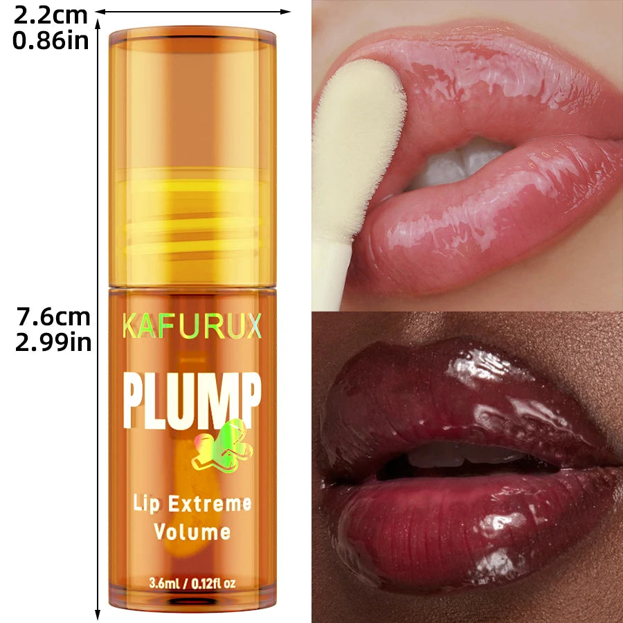 Instant volumizing effect for fuller‑looking lips
