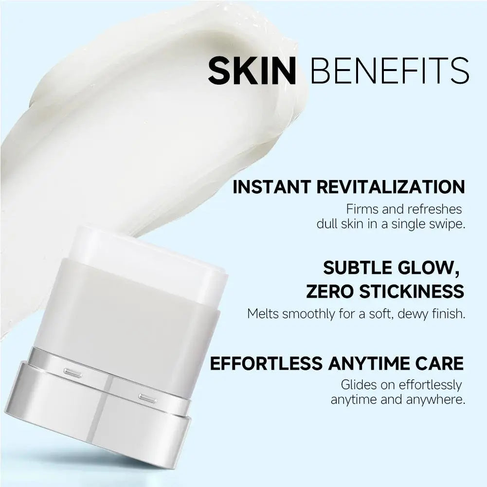 PDRN Collagen Essence Stick Balm All-in-One Eye, Neck & Makeup Base Balm, Plumping for Fine Lines Wrinkles Skin Care