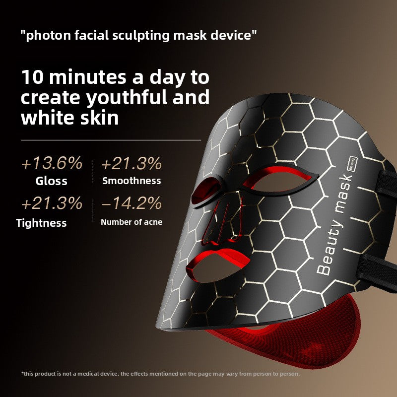 Home silicone photorejuvenation device