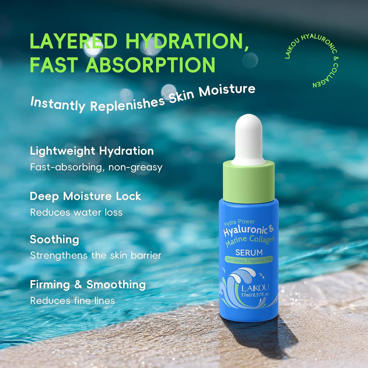 Hydra Power Skin Care Set - Hyaluronic & Marine Collagen Skin Care